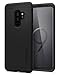 Spigen Thin Fit 360 Designed for Samsung Galaxy S9 Plus Case (2018) Tempered Glass Screen Protectors Included - Black