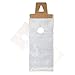 ClearBags LDPE Clear Door Knob Bags, 6x9, Clear, 100 Pack, Door Hanger Clear Bag with Cut Out Hole for Hanging School Supplies, Business Flyer, Newspaper, Merchandise, Magazine Hangers, DK3A