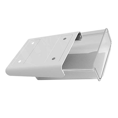 UPKOCH Adhesive Desk Pencil Tray Under Table Hidden Drawer Desktop Storage Pen Pencil Slide Out Pull Out Organizer Adhesive Storage Stick on Shelf Office Paste Tray White