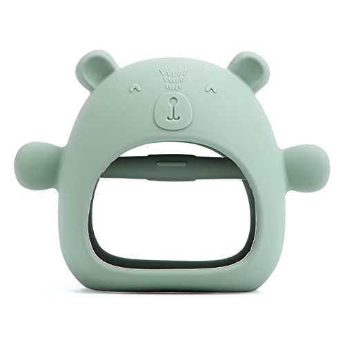 Teething Toys for Babies 0-6 Months, Never Drop Silicone Baby Teether, Hand  Pacifier for Sucking Babies, Sooth