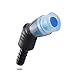J.CARP ON-Off Switch Bite Valve Tube Nozzle Replacement for Water Bladder (Black, 45°)