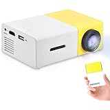 Bewinner Mini Projector, Portable LED Projector for Home Cinema Theater, Supports USB/TF/HDMI/AV Interface, Pocket Projectors for Smartphone Indoor/Outdoo/Gift for Kids