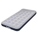 Sable Camping Air Mattress, Inflatable Queen and Twin Size Airbed, Blow up Bed with Built-in Pillow, Storage Bag for Outdoor, Home, Hiking