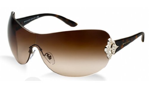 Bvlgari 6069B 102/13 Tortoise 6069B Wrap Sunglasses Lens Category 3 Lens Mirror