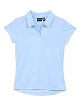 Nautica Girls' Short Sleeve Performance Polo