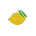 Comelyjewel Lemon Enamel Brooch Pin Backpack Hat Bag Accessory Badge Jewellery- Slightly Bitter Useful and Practical