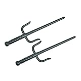 Ultimate - Hard Plastic Training Rubber Sai Black