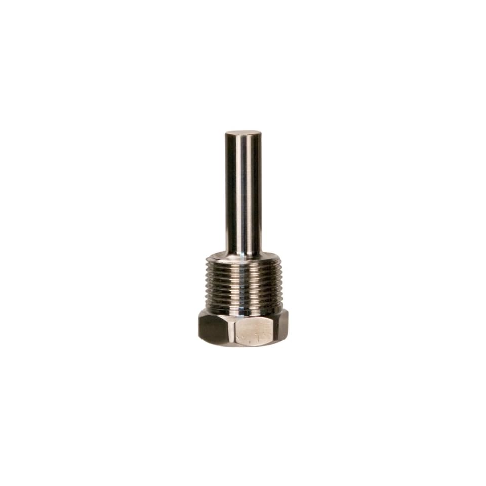 WIKA TH2R015SS 316 Stainless Steel Threaded Thermowell Reduced Shank, 1