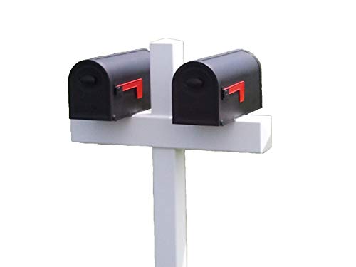 Handy Post Double 54-in x 32-in White Vinyl Mailbox Post Sleeve - Thumbnail 6