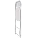 JAXPETY 40PCS Plastic Folding Chairs Wedding Party Event Chair Commercial, White