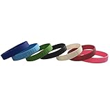 Work Hard Dream Big Motivational Silicone Wristbands Custom Embossed Quote. Rubber bands for Fitness, Workouts, Crossfit, Basketball, Lifting