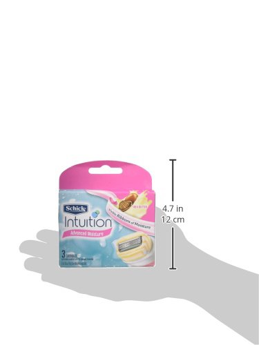 Schick Intuition Renewing Moisture Razor Refill Cartridges, 