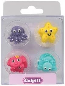 12 sugar decorations - Under the sea