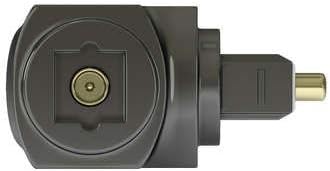 C2G Velocity 90 degree Angle TOSLINK Port Saver Adapter, Black - Image 5