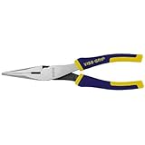 IRWIN VISE-GRIP Long Nose Pliers with Wire Cutter, 8", 2078218