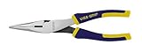 IRWIN VISE-GRIP Long Nose Pliers with Wire Cutter, 8", 2078218