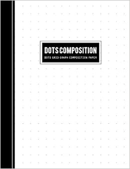 Buy Dots Grid Graph Composition Paper Handwriting Dotted Square