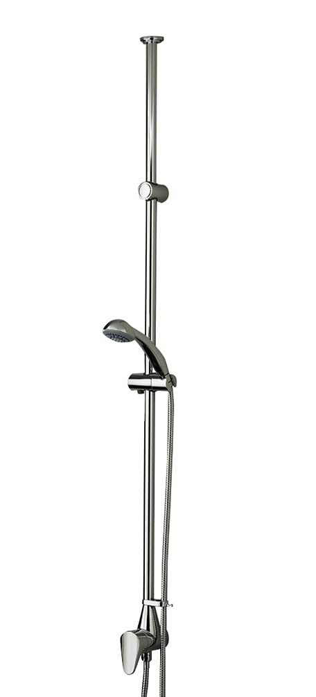 Bristan JU MTLSHX C Jute Mini Twinline Ceiling Fed Thermostatic Shower - Chrome Plated