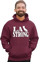 Go All Out X-Large Maroon Mens LA Strong Los