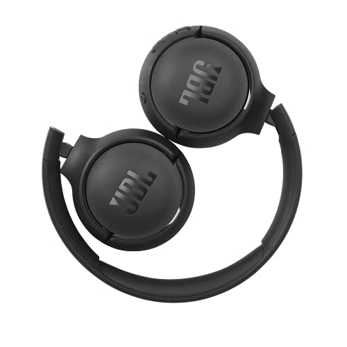 JBL TUNE 510BT – BLUETOOTH HEADPHONES WITH UP TO 40 HOURS BATTERY, MICROPHONE FOR CALL, FOLDABLE AND COMFORTABLE, ANDROID AND IOS COMPATIBLE (BLACK)