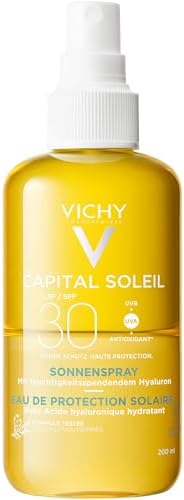 Capital Soleil Eau Protection Solaire SPF30 Acide Hyaluronique 200ml