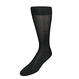 Windsor Collection Men's Silk Mid Calf Dress Socks