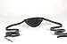Leather Eyepatch. Slight Convex Eye Patch (Right Eye, Black)
