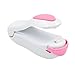 2PCS Heat Sealer Capper, Koocat Portable Mini Batter Powered Plastic Bag Sealing Machine for Snack Food Saver Storage and Creates Airtight Container [4 AA Batteries Included]