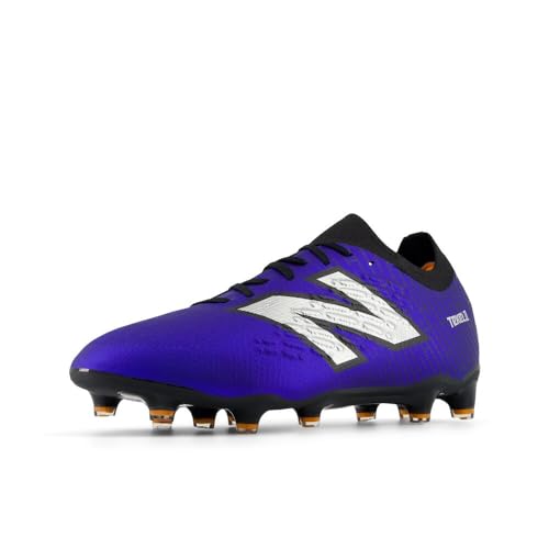 New Balance Unisex Tekela Magia Low Laced Fg V4+ Soccer Shoe, Infinity Blue/Metallic Silver/Black, 4 US Men at Amazon