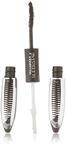 L'Oréal Paris Voluminous Superstar Washable Mascara, Blackest Brown, 0.41 fl. oz.