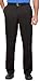 PGA TOUR Men's Comfort Stretch Flat Front Ultimate Pant, Black, 34W x 30L