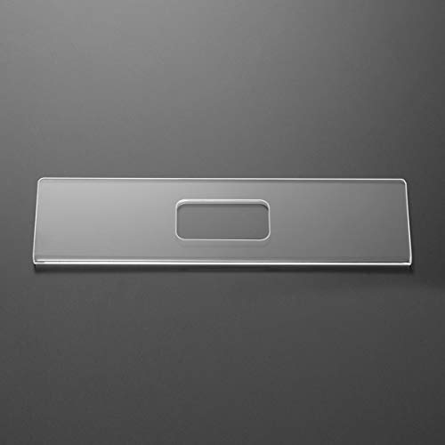 NIUBEE 12 Pack Acrylic Wall Name Plate Holder 2x8 Inch,clear Plastic