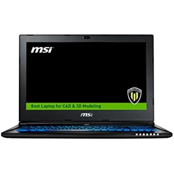 MSI WS60 6QJ-258 15.6" 4K SLIM AND LIGHT WORKSTATION LAPTOP NOTEBOOK XEON E3-1505M Quadro M2000M 16GB 256GB SSD+1TB WIN 10