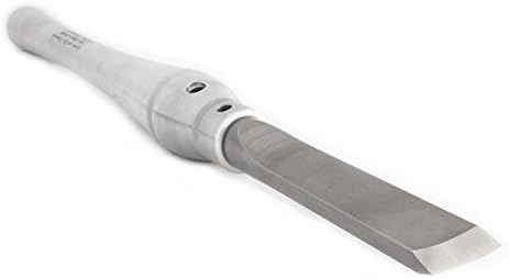 Carter and Sons 3/4" Skew Chisel, Lathe Wood Turning Tool, M42 Cobalt HSS 68 HRC Aircraft Grade Solid Aluminum Handle S34-12