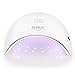 SUNUV LED UV Light for Nails, UV Dryer for Gel Polish Nail Lamp with Sensor 2 Timers SUN9C White Gift for Women Girls