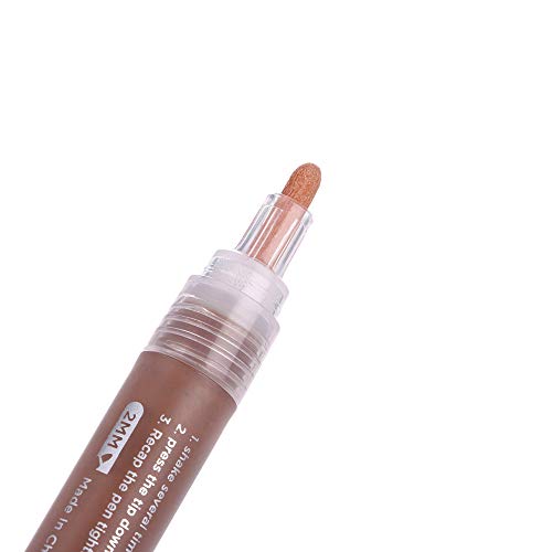 Highlighter Markers Fine Point Permanent Markers Assorted Colors Coloring Highlighter Pens For Study/Planner/Office/Art Drawing/Sketching/Underlining (F)
