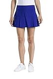 Prince Women's Stretch Woven Pleated Tennis Skort, Purple Dahlia, Medium