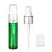 Olilia Glass Spray Bottles with Silver Fine Mist Sprayer 12 Pack of 10ml (1/3oz) - Refillable Empty Bottles Perfect for Essential Oils (Mixed Color)