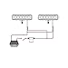 Jiawill Dual Color Marine LED Spreader Flood Deck Light for Boat White Housing (Pack of 2) DC 9~32V with 316L Stainless Steel Bracket (White Housing, White & Blue Beam)