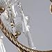 Fushing 10Pcs 1ft Chandelier Icicle Crystal Prisms Pendant Drop Bead Curtain (Style 1)