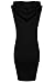 Meaneor Women Sleeveless Party Evening Summer Beach Short Mini Hoodie Dress
