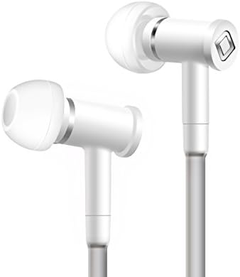 Aircom A1 Stereo Headset for Apple MacBook Air (11-inch, 2014) Airtube Stereo Headphone with HandsFree Microphone, Noise Isolating Earbud Tips, True Live Sound (White) - US Patent # 6453044