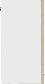 vidaXL Hanging Cabinet Sonoma Oak Engineered Wood 60x31x60 cm Moisture view 8