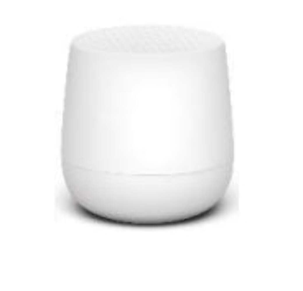 Lexon MINO+ Portable Bluetooth Mini Speaker with HD sound, Rechargeable and Pairable - Matt White