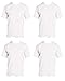 Fruit of the Loom Men's 4-Pack Pocket Crew-Neck T-Shirt White X-Large