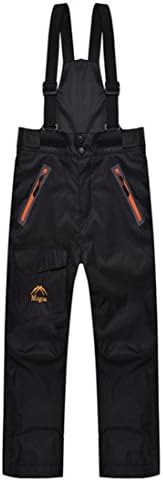 Mcgos Kid's Waterproof Insulated Skiing Spirit Bib Ski Snow Pants For Boys Girls Navy Size US L