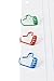 Baumgartens 24320 Fun Shapes Thumb Shaped Paper Clip, 5