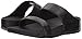 FitFlop Women's Lulu Leather Slide Sandal, Black, 7 M US