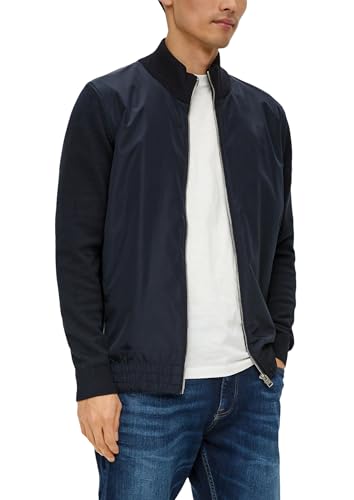 s.Oliver Strickjacke mit Stehkragen im Fabric Mix