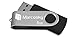 Marcosky Elegant Swivel Design Flash Drive 8GB USB 2.0 Flash Drive Memory Stick 8GB (Black)